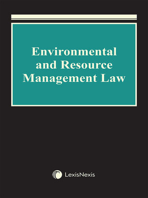 cover image of Environmental and Resource Management Law